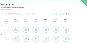 Calendly-scheduling-page